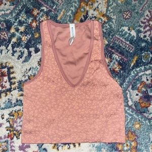 Athleta Aurora crop ribbed crop tank size XS
